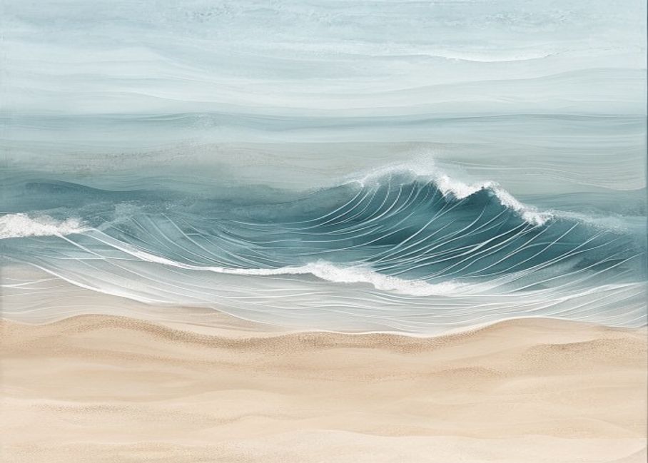 Calm tide.