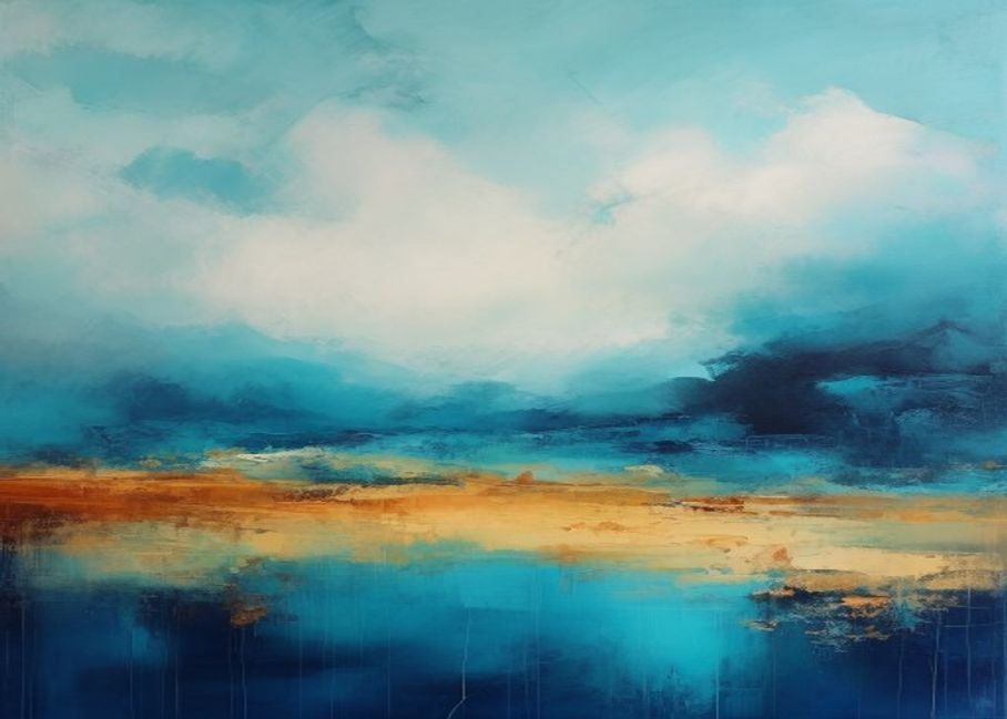 Atmospheric landscape colour field