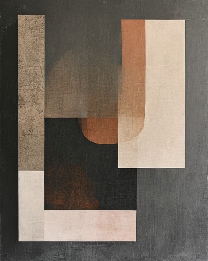 Abstract minimalist wall art